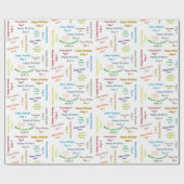 Augustus, 6-jarige cadeaupapier (Vlak)