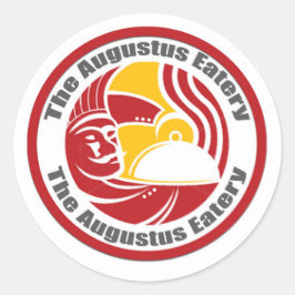 Augustus Eatery Logo Stickers