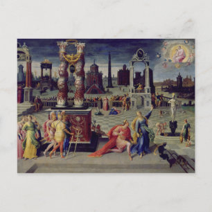 Augustus en de Tiburtine Sibyl Briefkaart