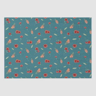 Augustus Geboorte Maand Bloemen Poppy Gladiolus Tissuepapier