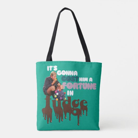 Augustus Gloop - Een fortuin in Fudge Draagtas (Achterkant)