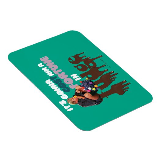 Augustus Gloop - Een fortuin in Fudge Magneet (Rechterzijde)