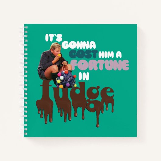 Augustus Gloop - Een fortuin in Fudge Notitieboek (Voorkant)