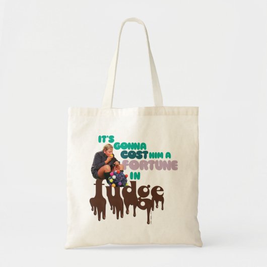 Augustus Gloop - Een fortuin in Fudge Tote Bag (Voorkant)