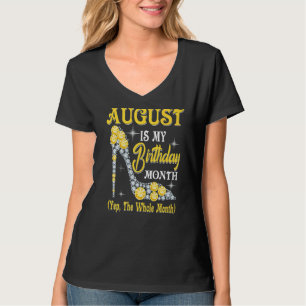Augustus is mijn geboortemaand, de hele maand 1 t-shirt