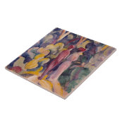 Augustus Macke Couple op Forest Track Tegeltje (Zijkant)