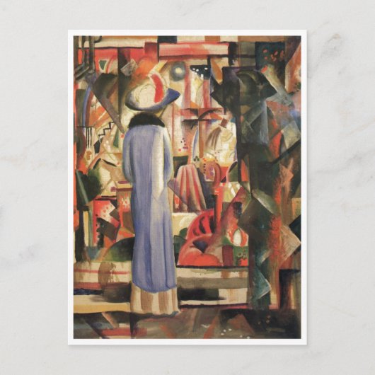 Augustus Macke - Grote BrightStor 1912-olie Briefkaart (Voorkant)