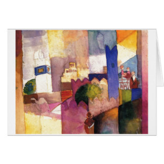 Augustus Macke - Kairouan (III) Waterverf 1914