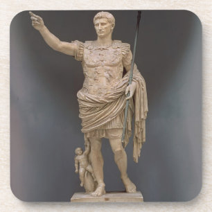 Augustus of Prima Porta, c.20 BC (marmer) Drankjes Onderzetter