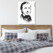 Augustus Pugin Canvas Afdruk (Insitu (Slaapkamer))