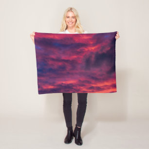 augustus rood fleece deken