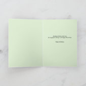 Augustus tot september Geboorte Bloem Aangepaste V Kaart (Binnen)