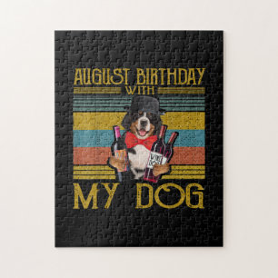 Augustus verjaardag met mijn Bemese berg hond 2020 Legpuzzel