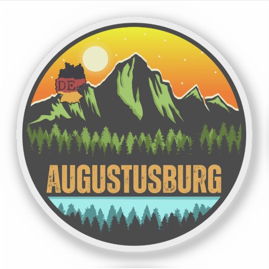 Augustusburg, Duitsland Sticker (Voorkant)