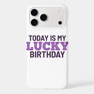 Aujourd'hui, c'est mon anniversaire de chance