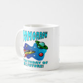 Aujourd'Hui De L'Avenir Drôle Mug Science (Devant gauche)