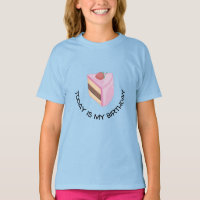 Aujourd'Hui Est Mon T-Shirt À Tranches De Gâteau A