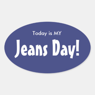 Aujourd'hui est MY Jeans Stickers Jeans Day - Blue