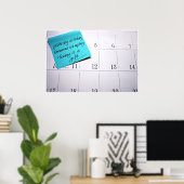 Aujourd'hui est une impression cadeau (Bureau à domicile)