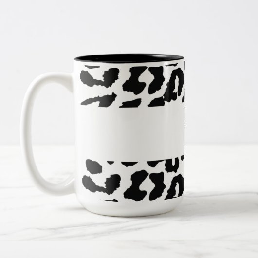 Aujourd'hui, je choisis Joy Leopard Motif Mug à de (Gauche)