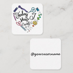 Aujourd'hui je créerai la carte carrée