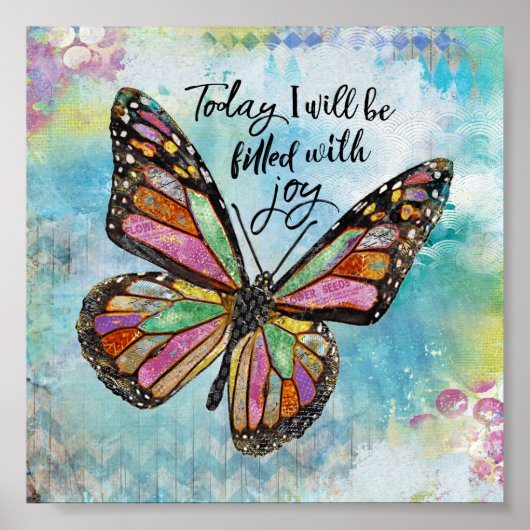 Aujourd'Hui, Je Serai Rempli De Affiches De Joie (Devant)