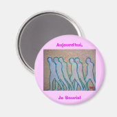 Aujourd'hui, Je Souris! Magneet (Voorkant / Achterkant)