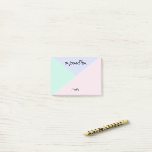 Aujourd'hui Post-it Note (Op bureau)