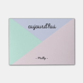 Aujourd'hui Post-it Note