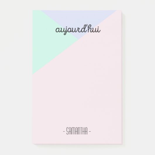 Aujourd'hui Post-it Notes (Voorkant)