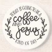 Aujourd'hui sera un dessous de verre en grès pour  (Devant)