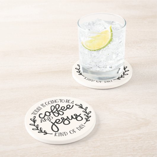 Aujourd'hui sera un dessous de verre en grès pour  (Côté)