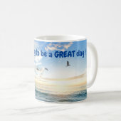 Aujourd'hui sera un GRAND jour ! Café Mug (Devant droit)
