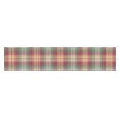 Auld Scotland Tartan Plaid Pattern Korte Tafelloper (Horizontaal)