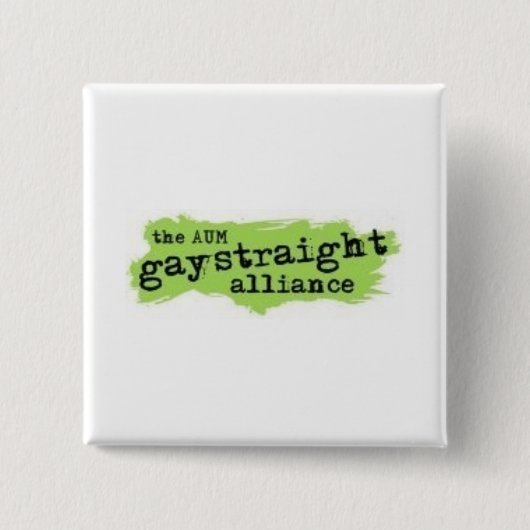AUM GSA-Button Vierkante Button 5,1 Cm (Voorkant)
