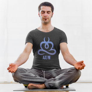 AUM Lotus Meditation Yoga Design T-shirt