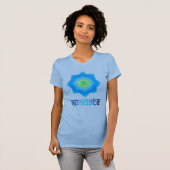 Aum Namaste Peaceful Blues Top (Voorkant volledig)