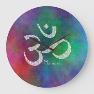 Aum Om Symbol Grote Klok