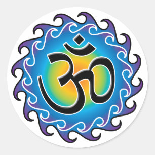 Aum Ronde Sticker