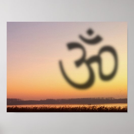 Aum Sunset Poster (Voorkant)