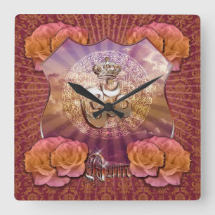 AUM - wandklok Vierkante Klok