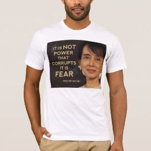 Aung san suu kyi citeert t-shirt