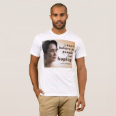Aung san suu kyi citeert t-shirt (Voorkant volledig)