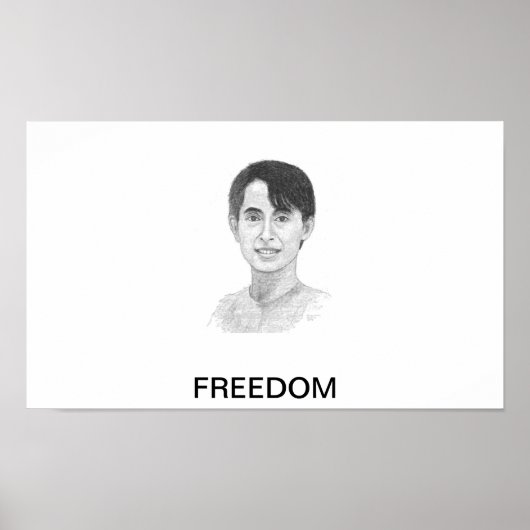 AUNG SAN SUU KYI POSTER (Devant)