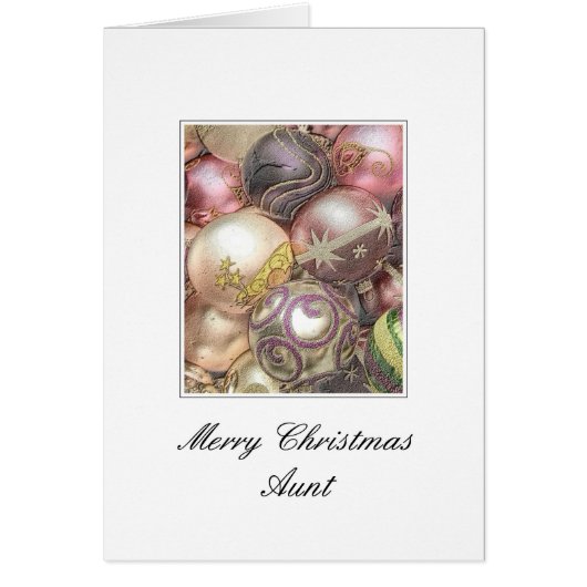 Aunt Christmas Card (Voorkant)