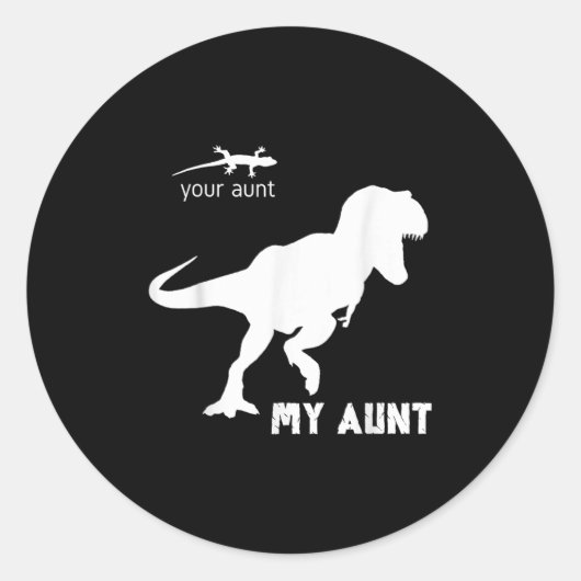 Aunt Ever Squad Gift Auntie Women's Bae Ronde Sticker (Voorkant)