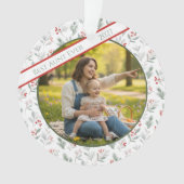 Aunt Photo Christmas Ornament - "Best Aunt Ever" (devant)