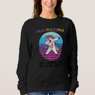 Aunticorn een Geweldige tante Dabbing Unicorn Trui