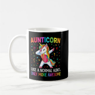 Aunticorn Like An Aunt Only Awesome Dabbing Unicor Koffiemok