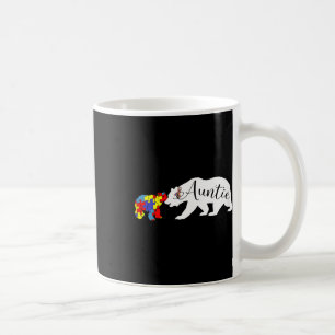 Auntie Beer Autism Awareness Maand Aunt Women Niec Koffiemok